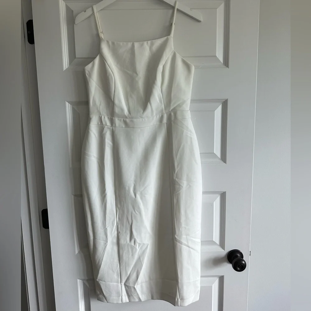 Harlyn Body-con Dress In Off White